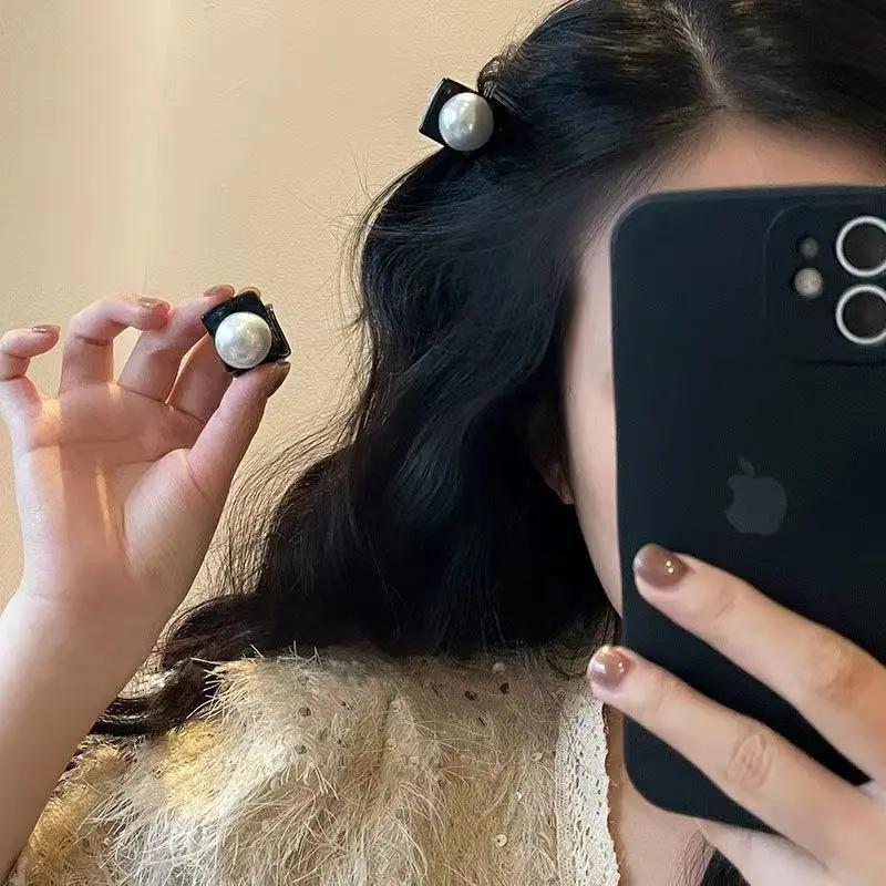 Cheveux en perles de luxe légers, 2 pièces, avec Mini conception à forte adhérence, adaptés à la mod
