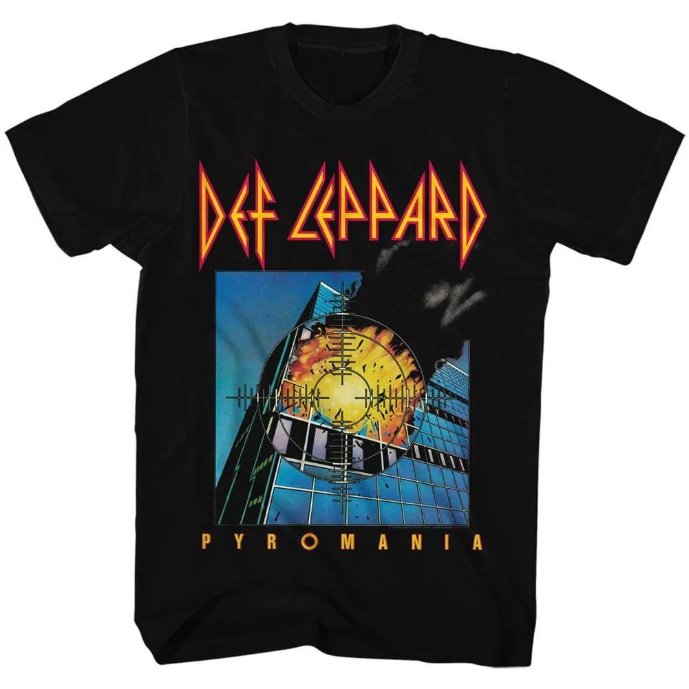 T-shirt pour homme Def Leppard Tour '88, 100% coton, unisexe, col rond, manches courtes, style overs