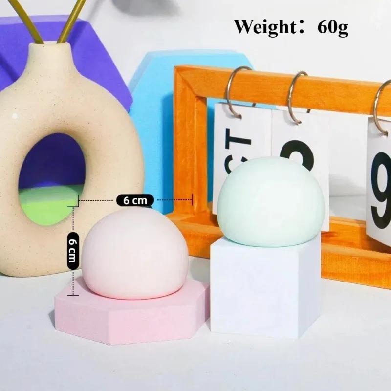 Balle anti-stress Squishy crocante, jouet sensoriel à double texture pour soulager l'anxiété, exerci