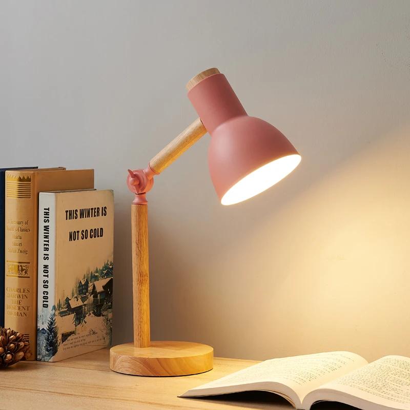 Protection des yeux décorative nordique petite lampe de Table moderne Simple mignon exquis chambre b