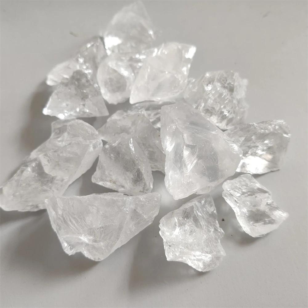 Pierre de Quartz claire naturelle, cristal de roche blanche, pierre de guérison brute et cristaux, d