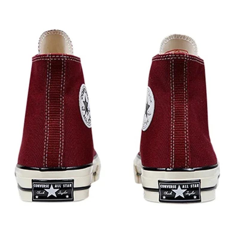 Converse 1970 High Canvas Chaussures décontractées pour hommes et femmes Noir Blanc Chuck Taylor All