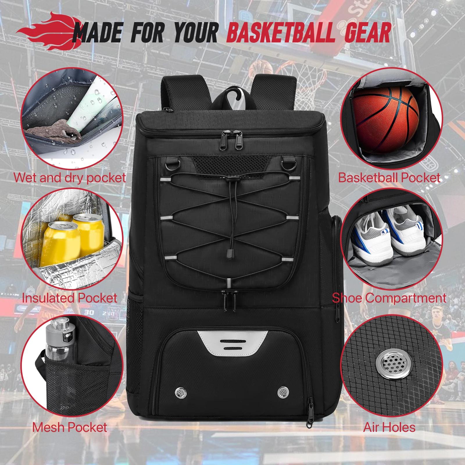 Sac à dos de Football pour hommes, sac à dos de basket-ball, sacs de rangement de Football en plein 