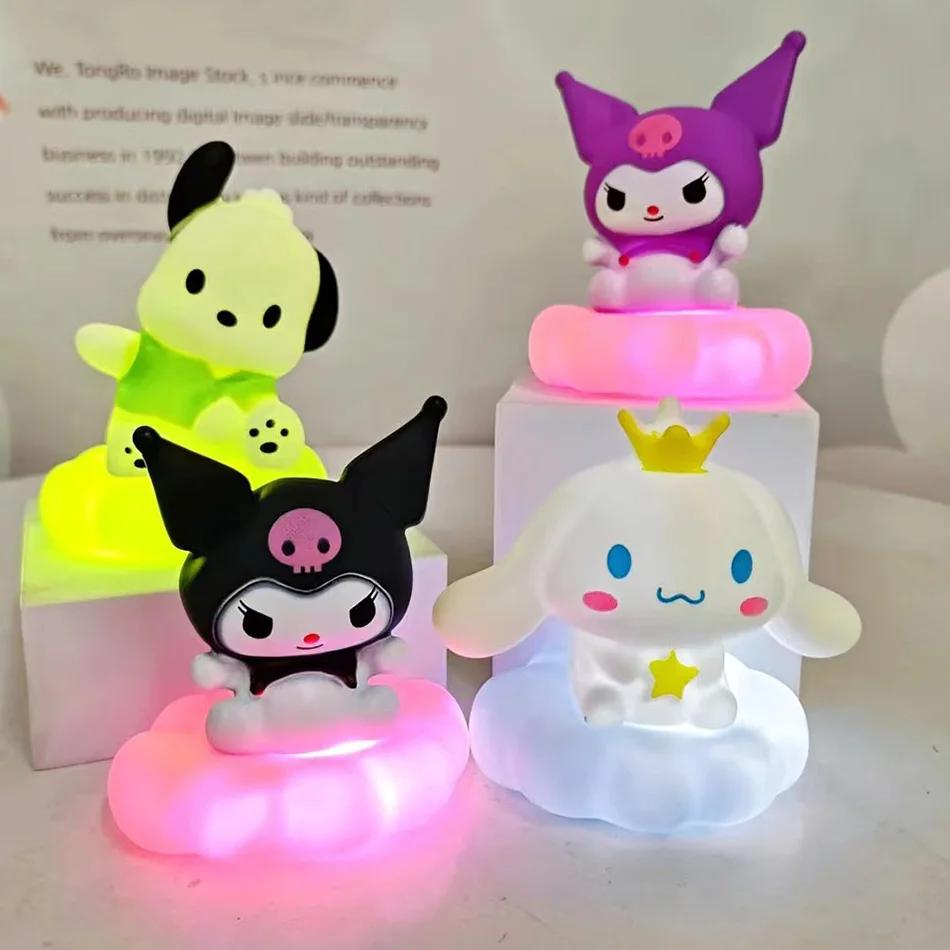 Nouveau Style japonais Sanrios veilleuse émail nuage dessin animé Kuromi cannelle Pochacco petite la