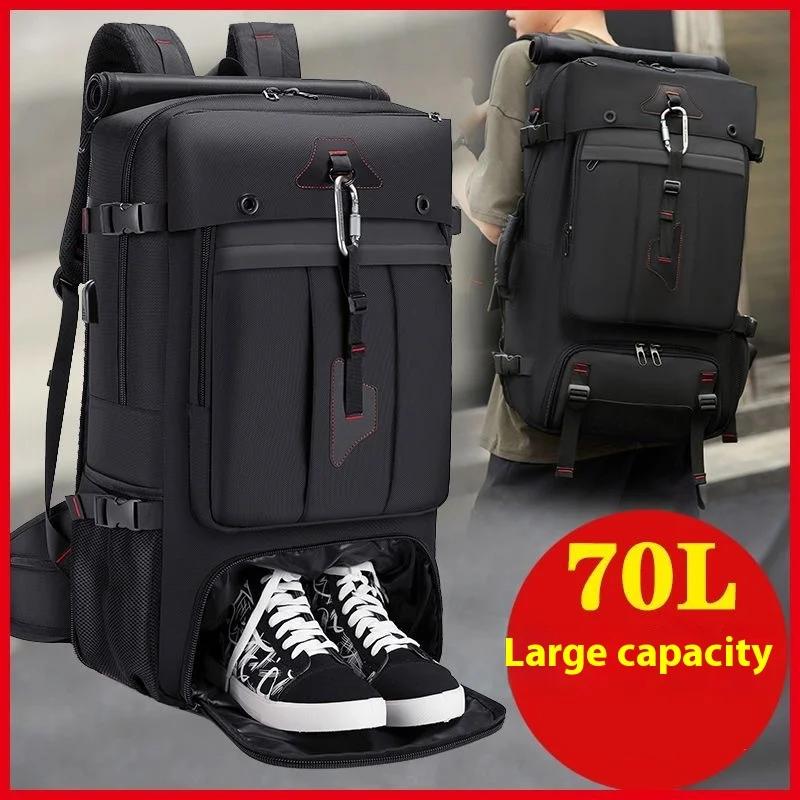 Sac à dos de voyage de grande capacité 50L 70L, bagages, entraînement sportif, Fitness, chaussures i