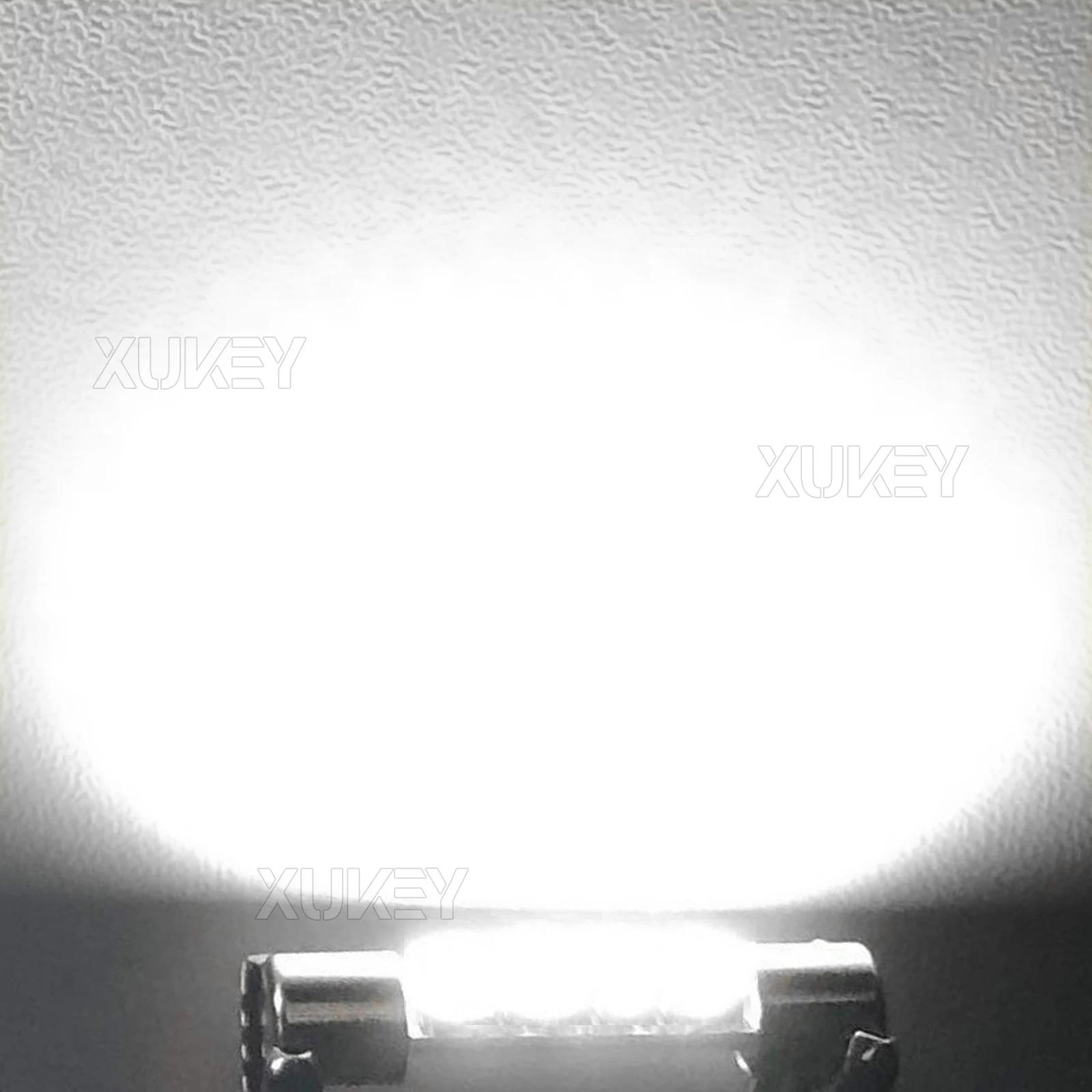 4 Pack 29 28mm LED Fusible 6614F 6612F TS-14V1CP LED Festoon Ampoules Voiture NikPare-Soleil Lumière