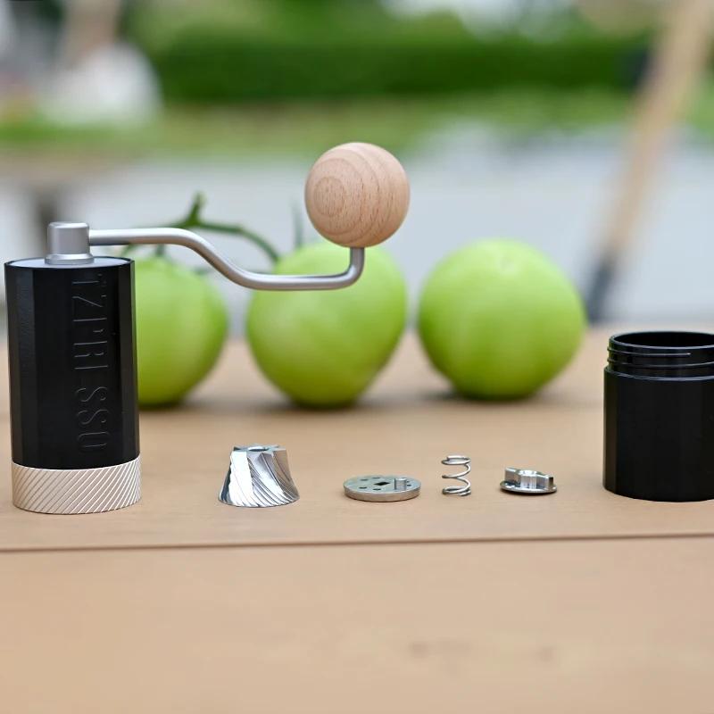 Moulin à café portable 1zpresso Q AIR, manuel, 38mm, 7 cœurs, bavure réglable, nouveauté 2023