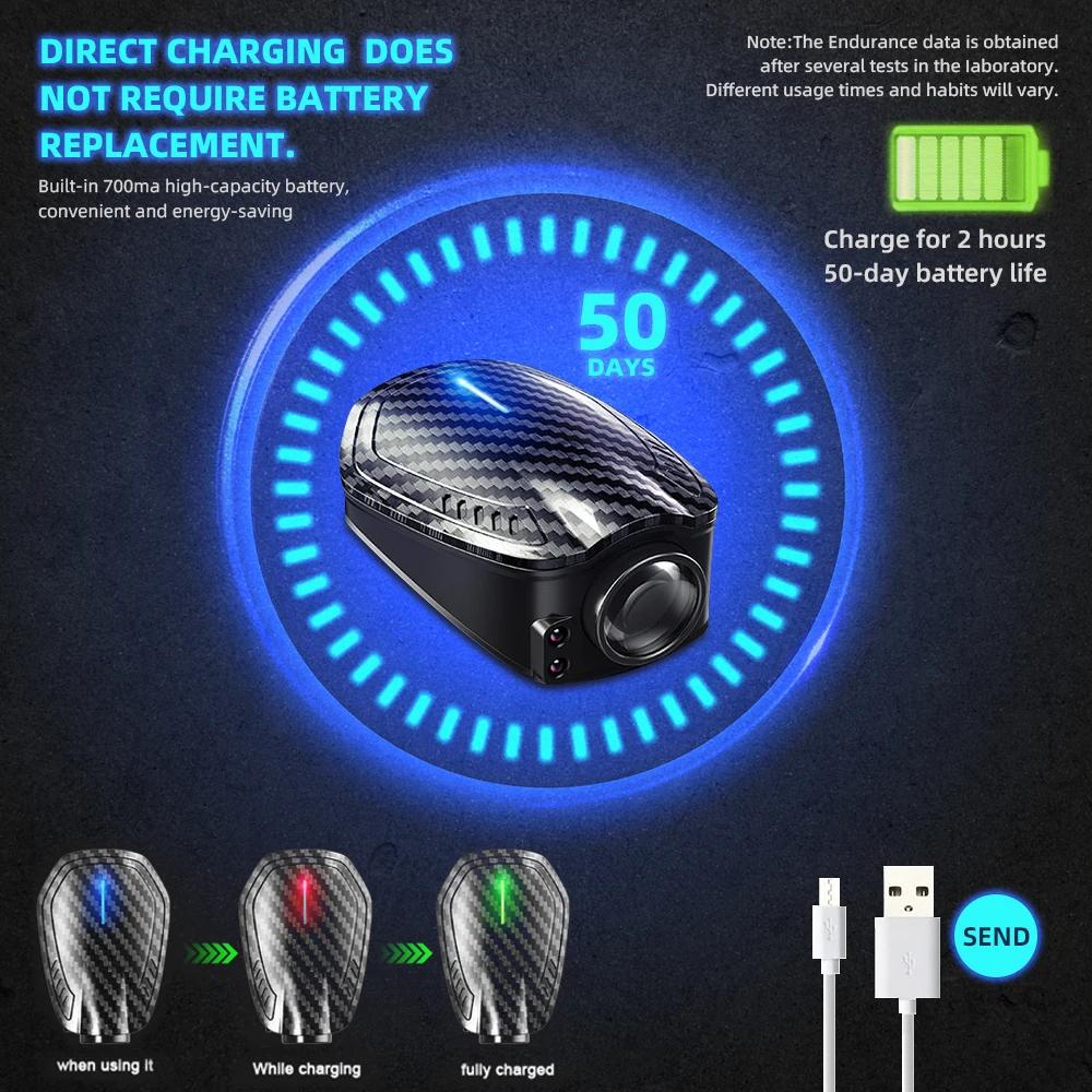 2 pièces USB Rechargeable N Logo porte de voiture HD lampes LED projecteur courtoisie bienvenue lumi