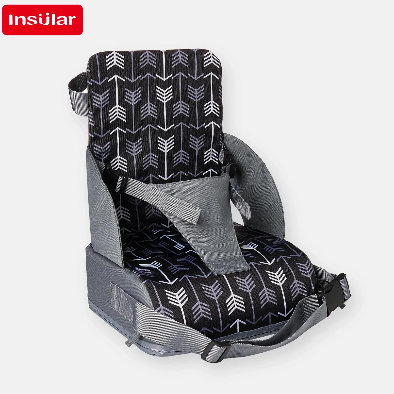 INSULAR Portable pliable anti-dérapant siège pour enfants coussin haut chaise de salle à manger pour