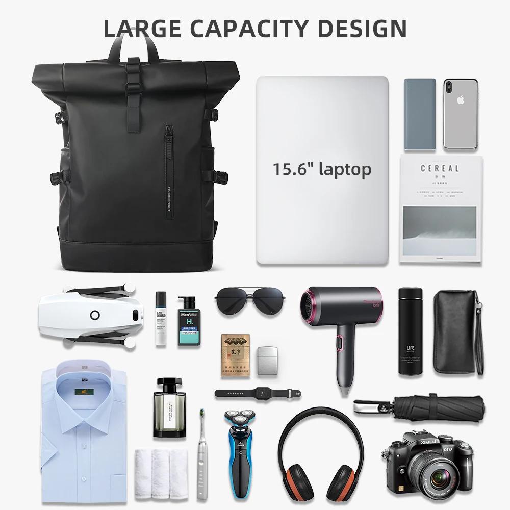 Heroic Knight sac à dos pour hommes sac à dos étanche à roulettes femmes voyage extensible USB charg