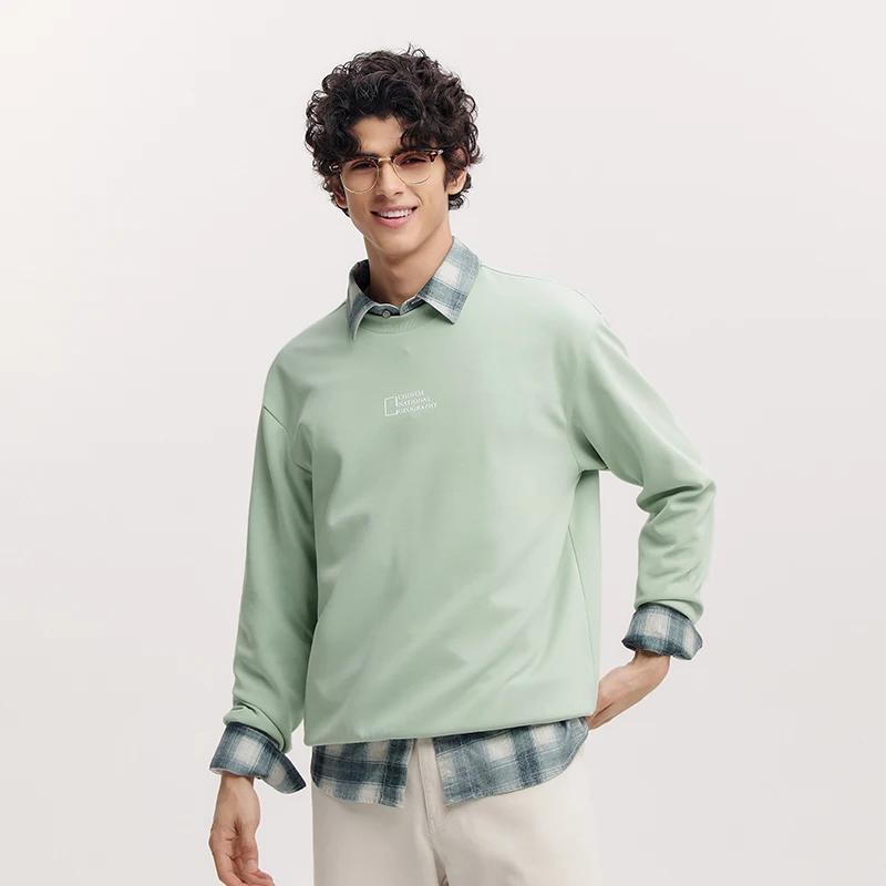 Sweat-shirt graphique Semir, texture douce, mode décontractée pour hommes, col rond, tendance, confo