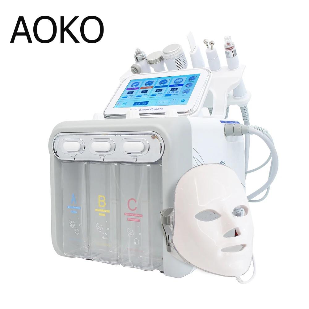 AOKO 6/7 en 1 Dermabrasion Peel Spa Machine faciale rajeunissement de la peau Hydro Dermabrasion Aqu