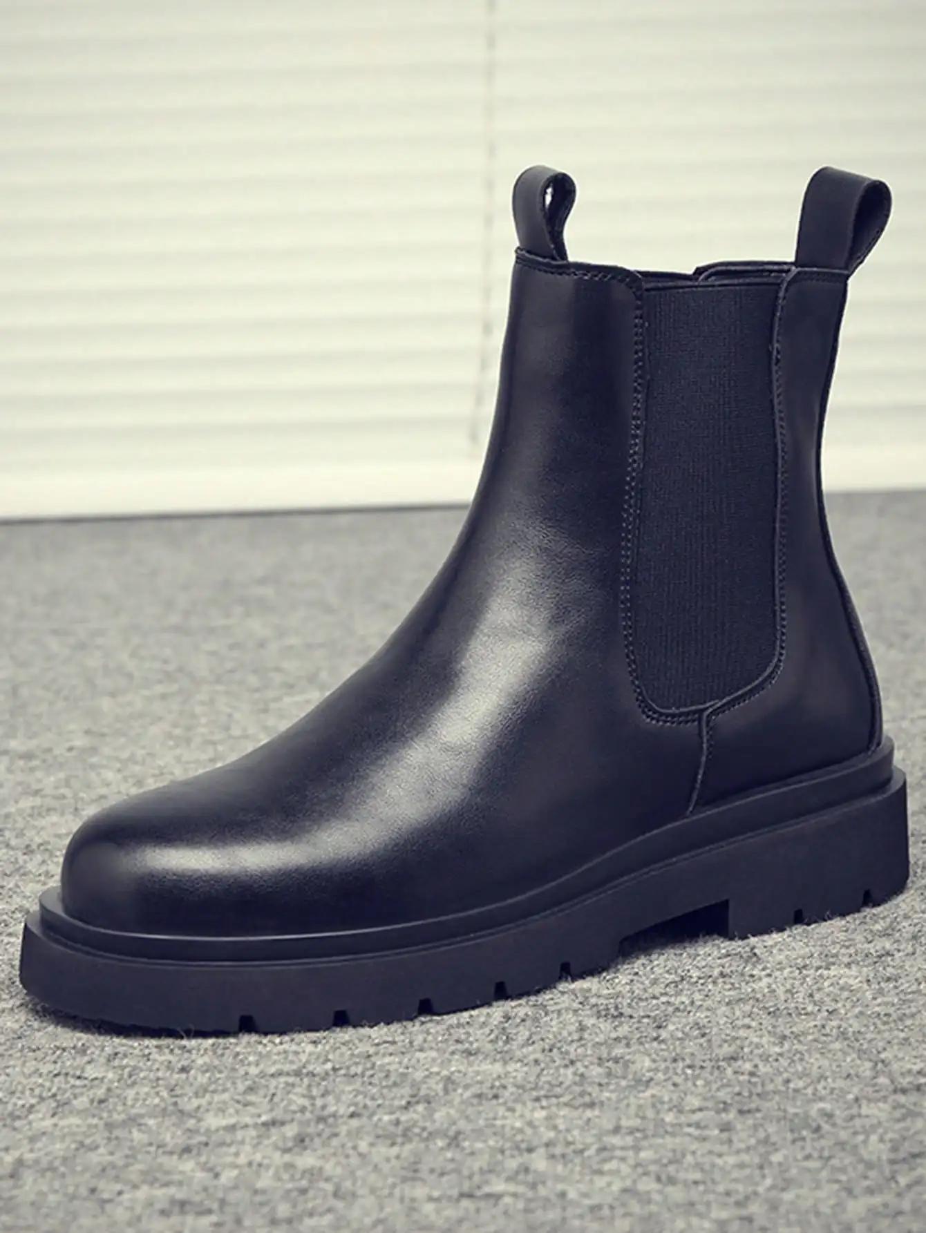 Bottines à double élasticité pour hommes