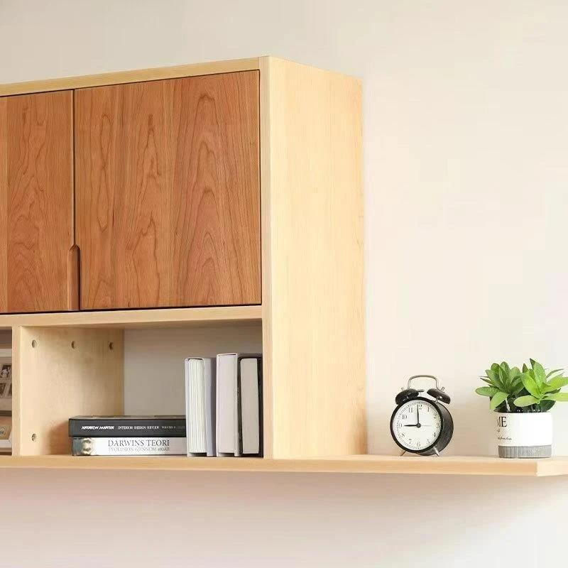 Armoire nordique Simple et moderne personnalisable, lit combiné en érable dur cerise, lit de rangeme