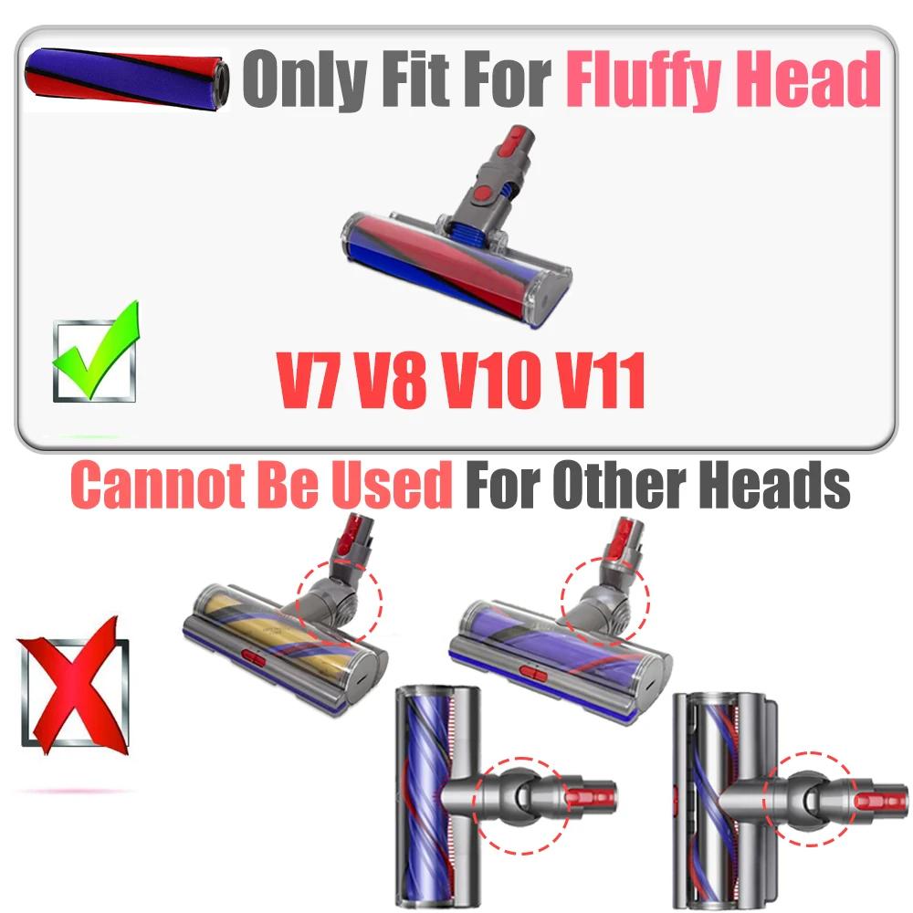 Tête de brosse pour aspirateur à main Dyson V7 V8 V10 V11 V15, tête de brosse de sol motorisée, acce