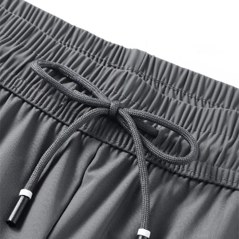 Pantalon de survêtement décontracté pour homme, grande taille 7XL 8XL, été, noir, gris