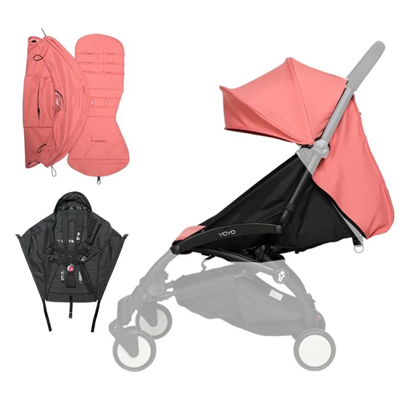 175 °   3 pièces/ensemble accessoires de poussette capuche, matelas et coussin de siège pour YOYO/YO