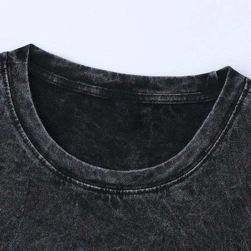 Les sept péchés capitaux Escanor imprimé t-shirt hommes femmes lavé coton T-shirts Manga Vintage mâl