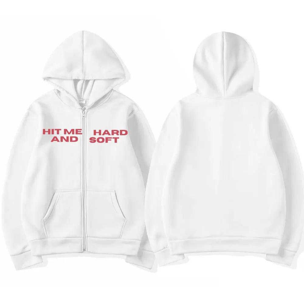 Hit Me dur et doux 2025 Tour sweat à capuche avec fermeture éclair Fans cadeau hommes femmes vêtemen