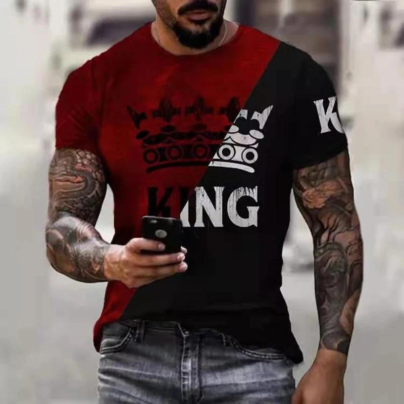 2024 nouveau T-shirt surdimensionné pour hommes décontracté à manches courtes Hip Hop visage sourian