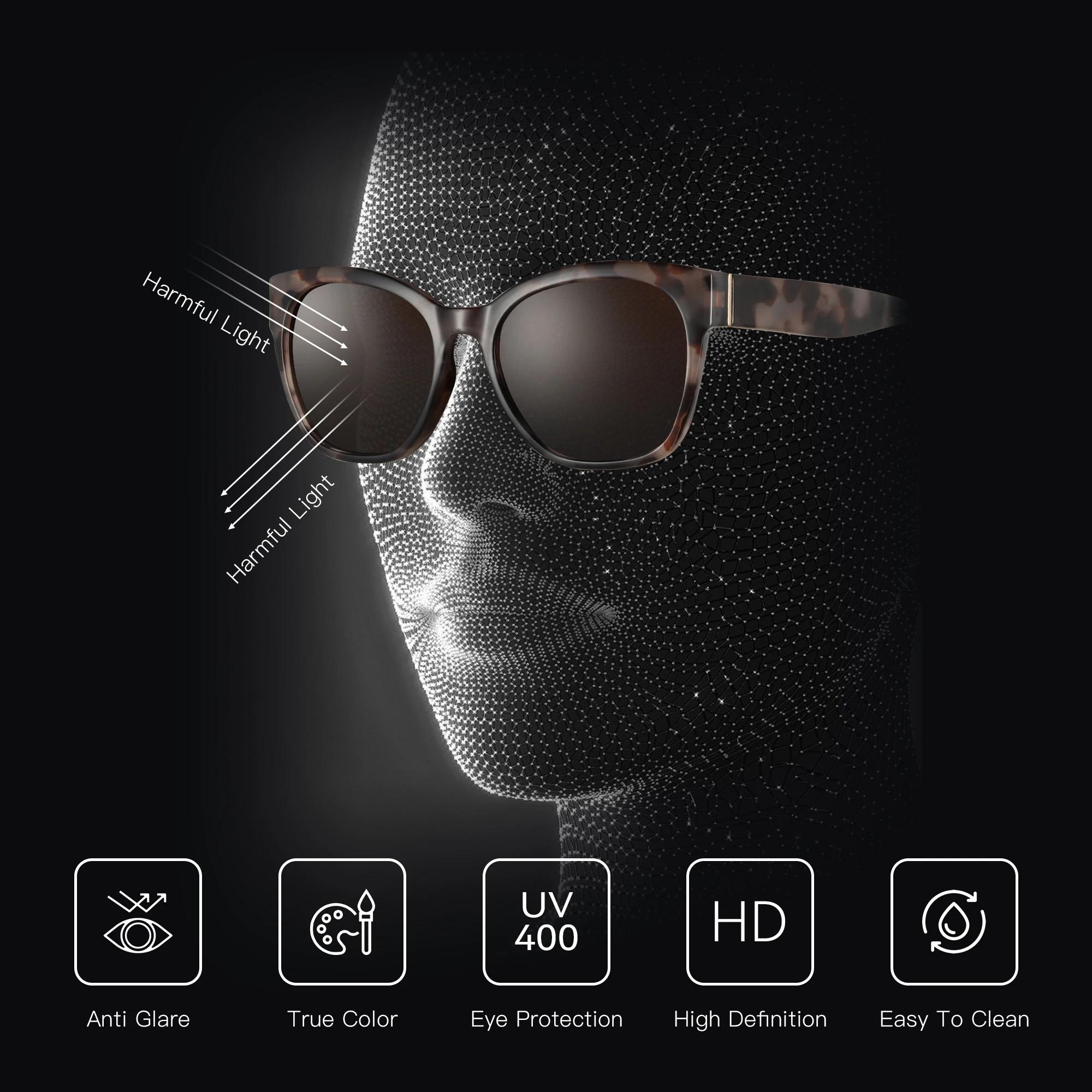 ZENOTTIC-Lunettes de soleil polarisées en œil de chat pour femmes, lunettes de soleil respirantes, p