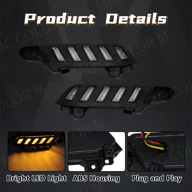Pour Toyota Tacoma 2016 2017 2018 2019 2020 2021 2022 2023 LED feux diurnes blanc DRL feux diurnes j