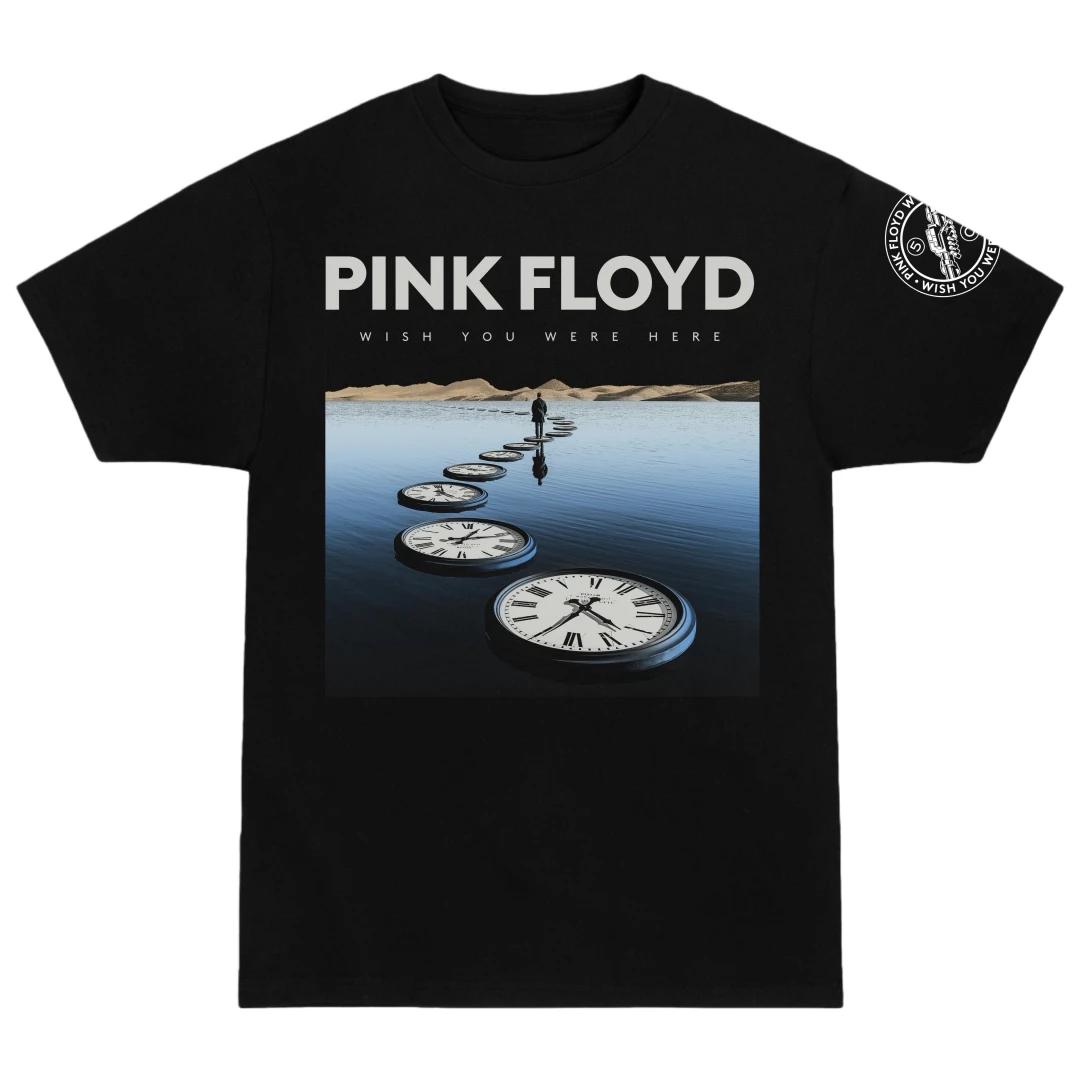 Floyd – chemises 100% coton rose pour hommes et femmes, chemise hip hop graphique d'album Rock, adap