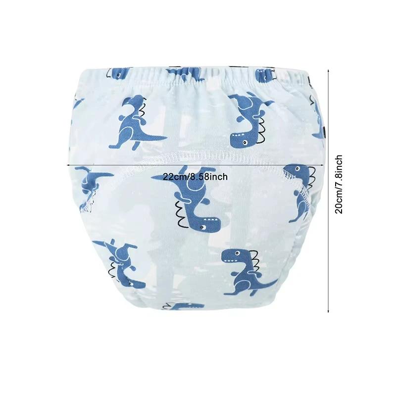 Ensemble de couches et pantalons pour bébé, pantalons d'entraînement imprimés de dessins animés pour
