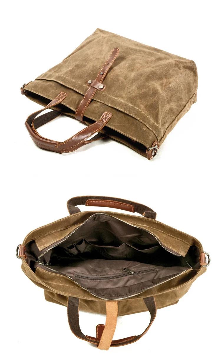Sac à bandoulière en toile pour hommes et femmes, sac à main simple, horizontal, monochromatique, ré