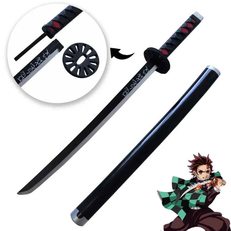 Katana Demon Slayer 1:1, 72 cm, Kimetsu no Yaiba, épée en PU, Kanroji Mitsuri, Kamado Tanjirou, Giyu