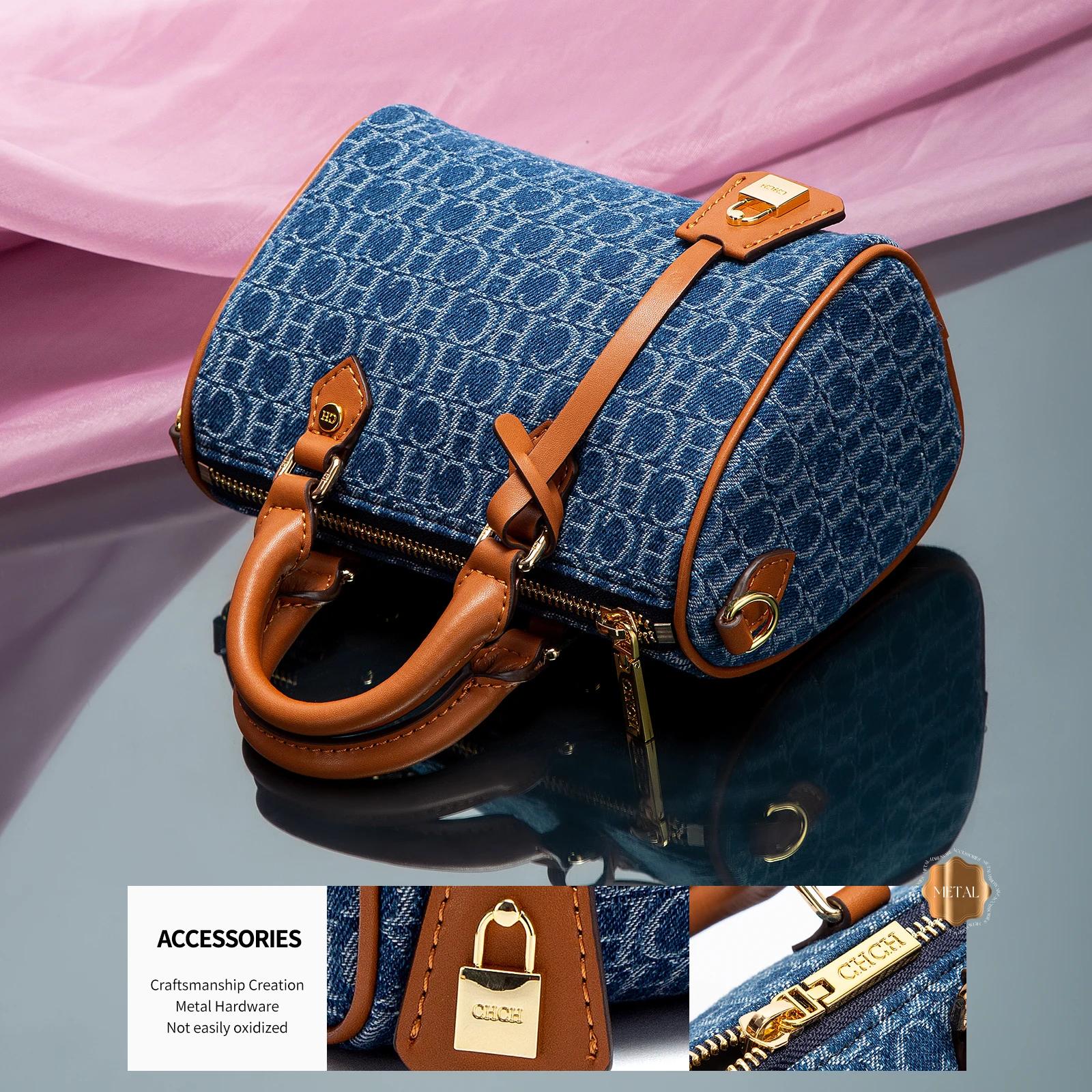Sac à bandoulière pour femmes, sac d'oreiller d'épissure de Cowboy, sac à main de fête décontracté p