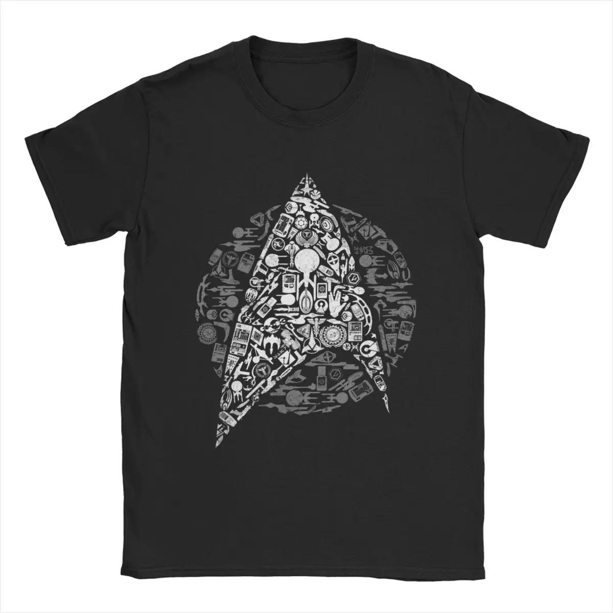 T-shirt Star Treks Eugène pour hommes et femmes, Streetwear en coton, Manches courtes, Graphique vin