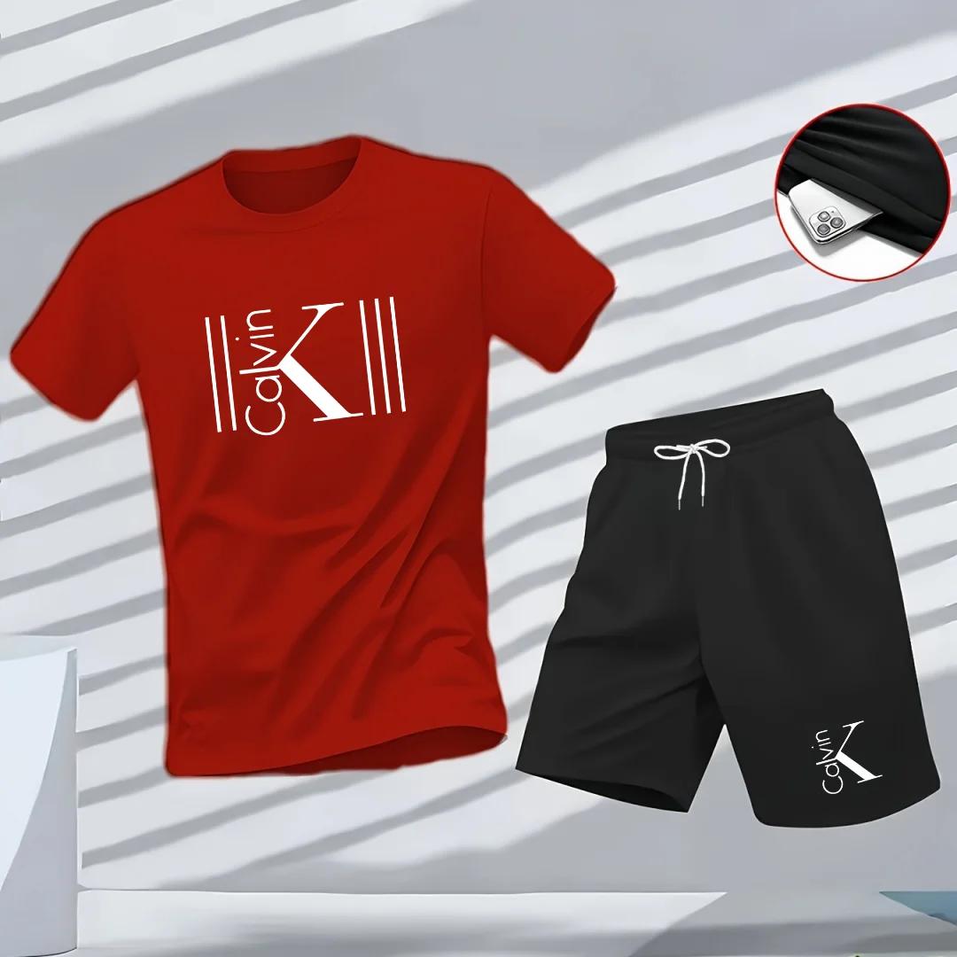"2025 T-shirt imprimé à motif de sport respirant pour hommes T-shirt à manches courtes à la mode déc