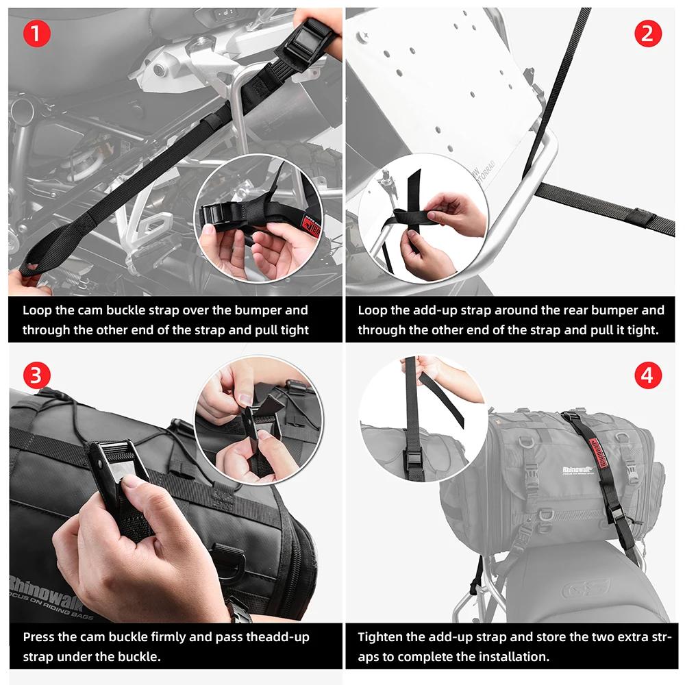 Bal inowalk-Sangle de Bagage de Moto, Sangles de Cargaison pour Voiture à Moteur, Vélo, Sangle de Sé