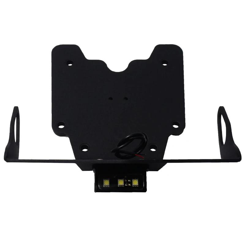 Support de plaque d'immatriculation arrière de moto, avec éliminateur de garde-boue arrière léger po