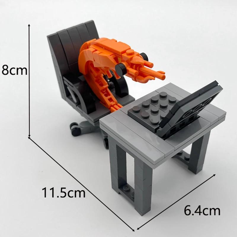 Kit de construction MOC : Figurines de crevettes à assembler – Jouet créatif de parodie pour garçons