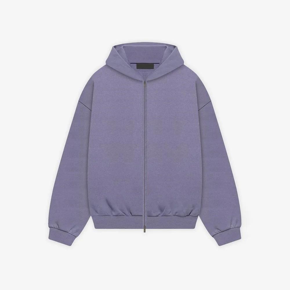 Nouvelle collection tendance : Sweat à capuche zippé imprimé lettres pour hommes et femmes, coupe am
