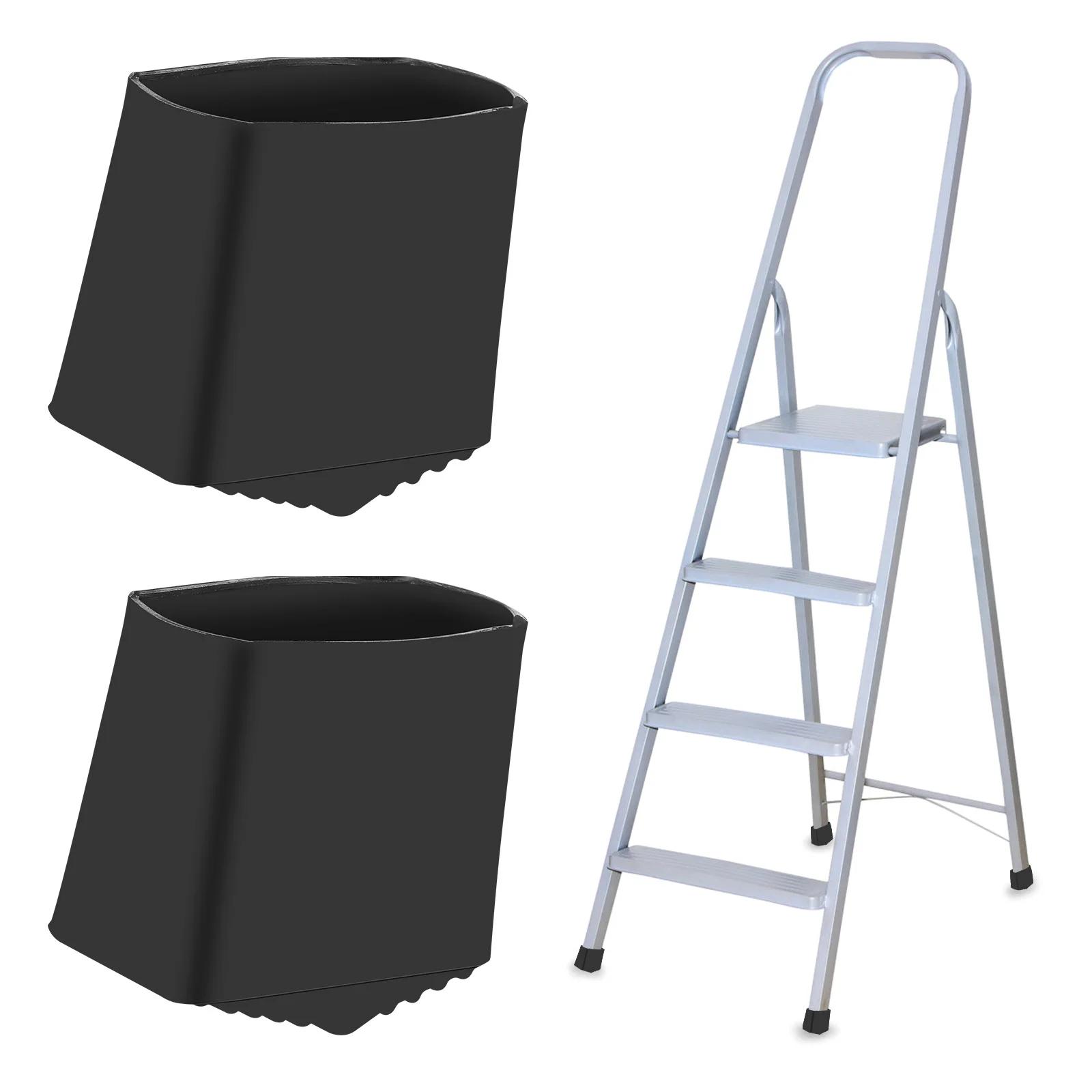 Couvre-pieds d'échelle en caoutchouc, 2 pièces, coussinets antidérapants, pieds de meubles pliables,
