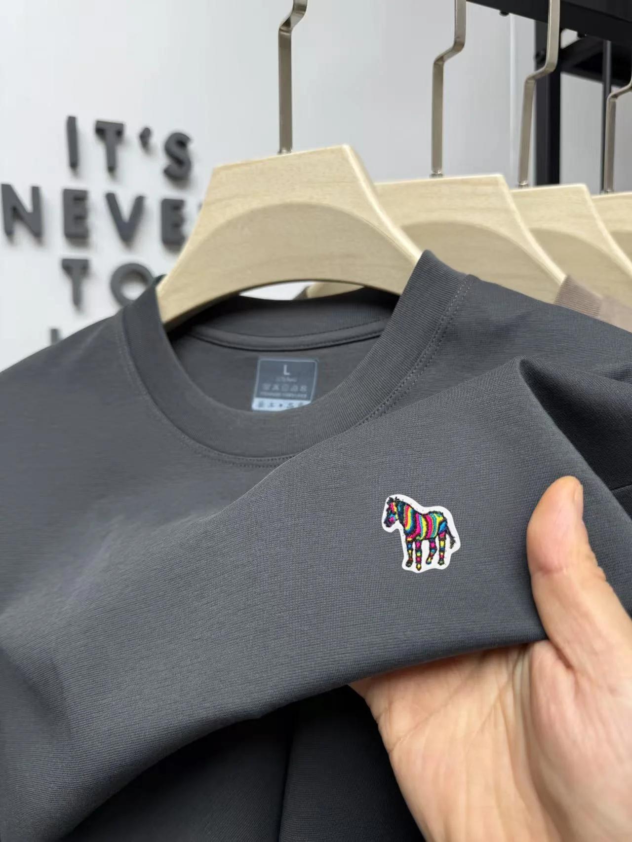 Polo de golf décontracté pour homme, nouvelle collection de la marque de luxe Paul, couleur poney, b
