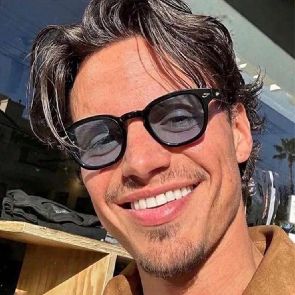 Lunettes de soleil rondes rétro de qualité JNPCXI, nouvelle collection, pour femmes, avec rivets déc