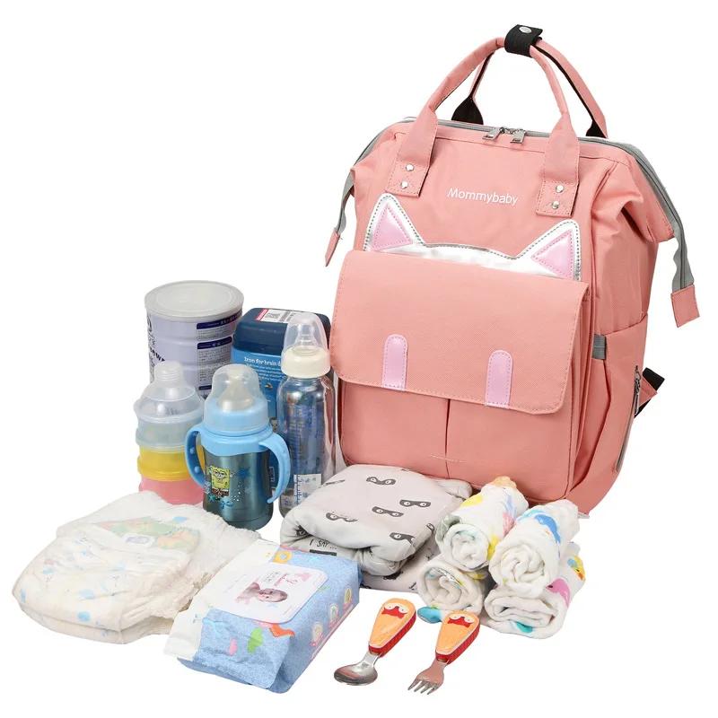 Sac à dos portable pour maman, mère et bébé, sac de sortie pour étudiant, nouvelle mode, grande capa