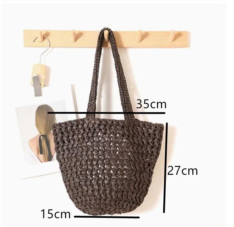 Sac à main pour femme 2026, nouveau sac seau de voyage tissé à la main, grande capacité, sac à bando