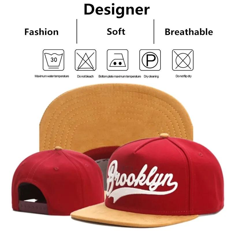 Chapeaux Hip-hop brodés Brooklyn unisexe, casquettes de Baseball décontractées réglables pour l'exté