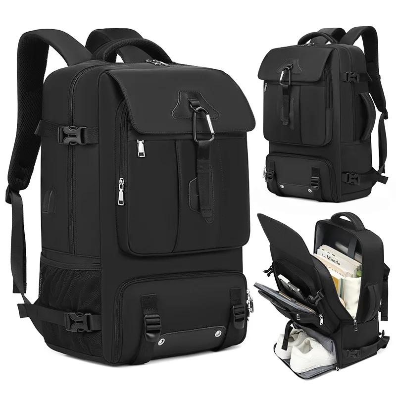 Sac à dos de voyage de loisirs de grande capacité, léger et résistant aux éclaboussures, sac à dos d