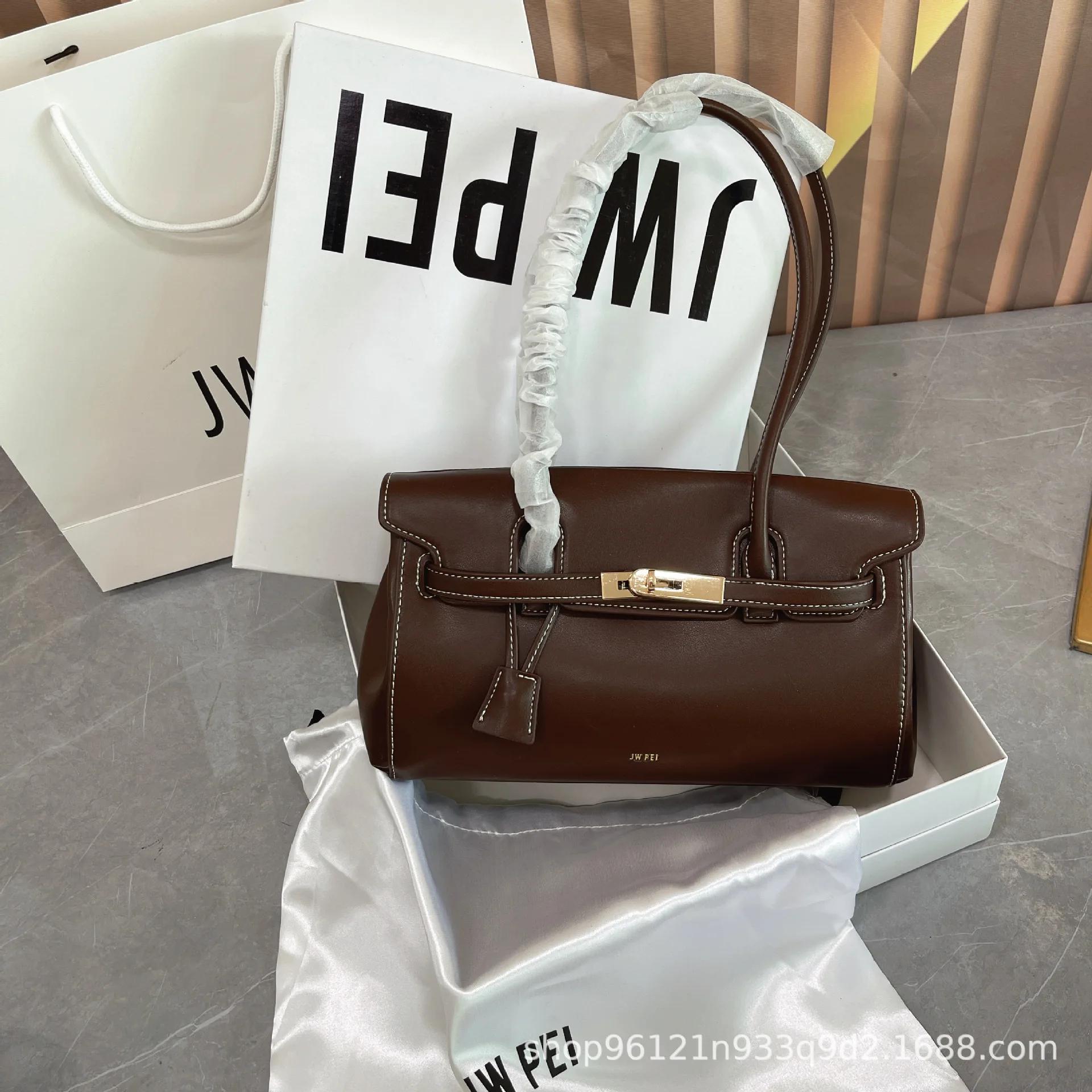 Sac à main 2026JW PEI Law Stick pour femme – Petit format, avec serrure, à porter à l'épaule ou sous