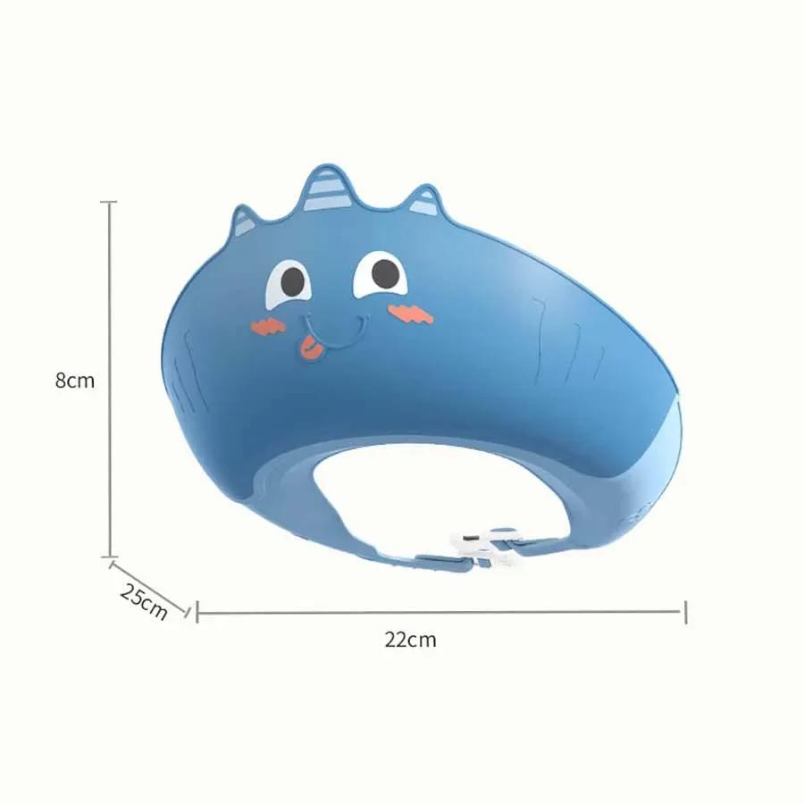 Bonnet de douche imperméable pour enfants, doux et réglable, protection de sécurité pour enfants, bo