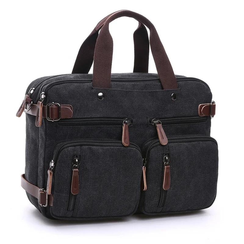 Sac à main de voyage en toile pour hommes, sacs d'extérieur de grande capacité, sacs polochons de vo