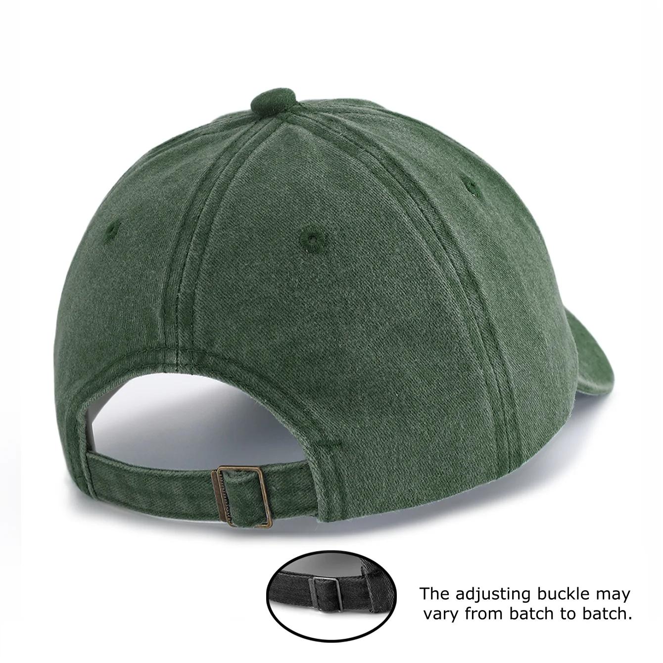 Casquette de baseball délavée à imprimé ours pour adultes, chapeau de papa réglable et doux, style r