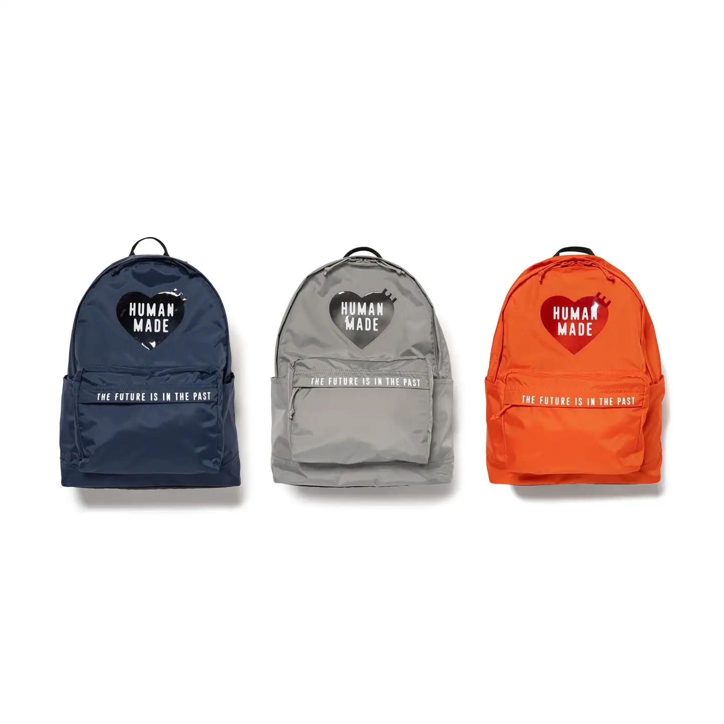Sac à dos HUMAN MADE 2025, unisexe, léger, en tissu Oxford de nylon, sac à dos décontracté pour homm