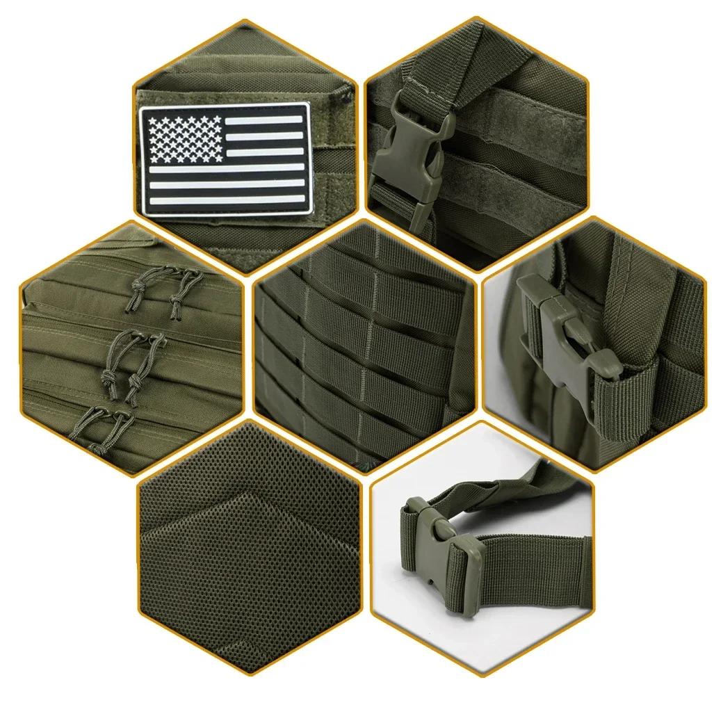 45L sac à dos tactique grande capacité sac à dos extérieur 3 jours Fitness sac de randonnée randonné